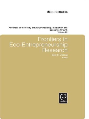 cover image of Advances in the Study of Entrepreneurship, Innovation and Economic Growth, Volume 20